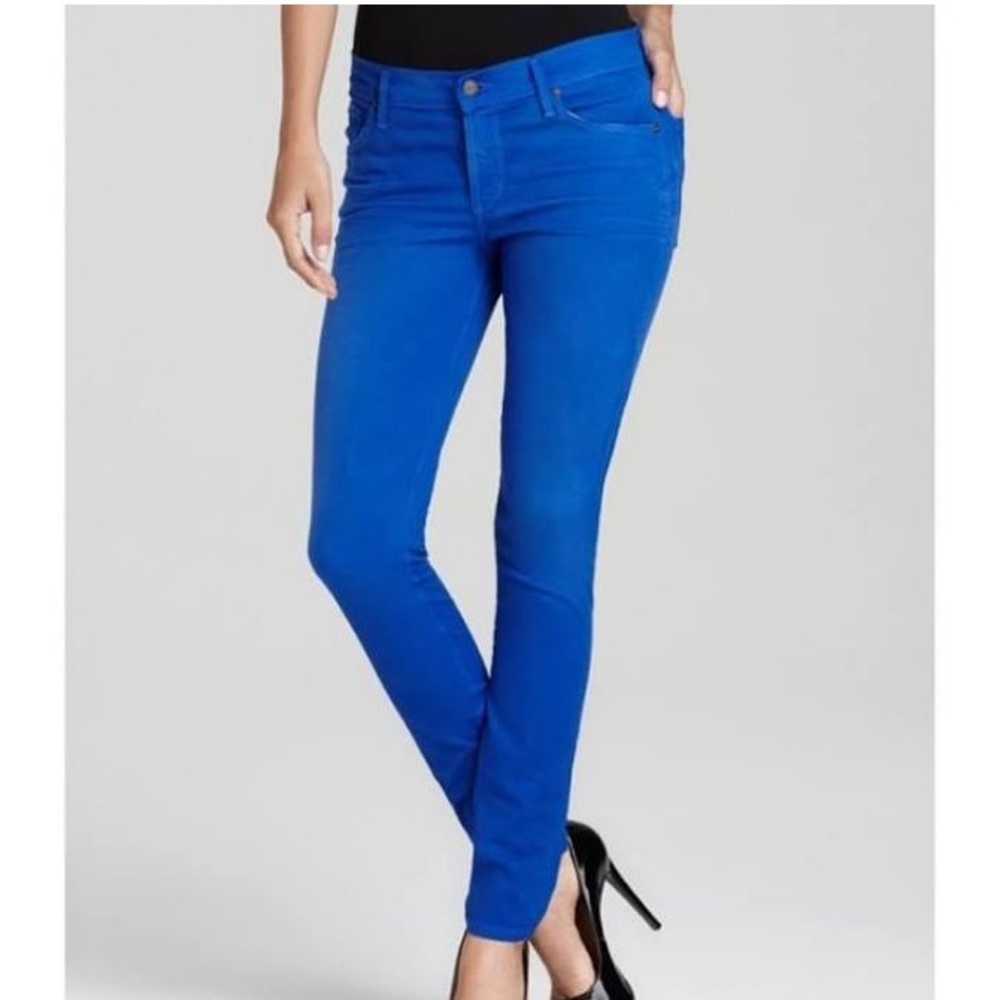 -COH- Skinny cropped blue jean